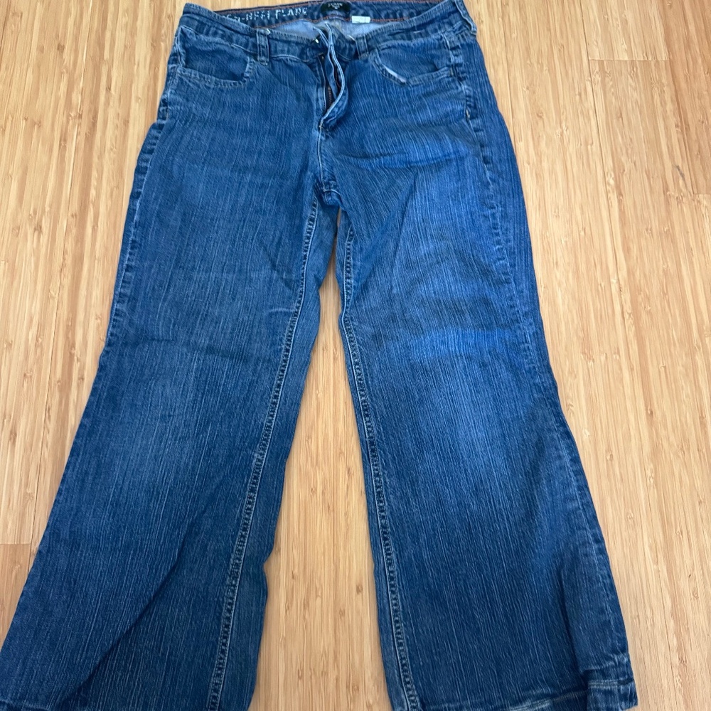 Jcrew wide leg jeans